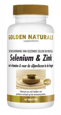 Golden Naturals Selenium & Zink Tabletten