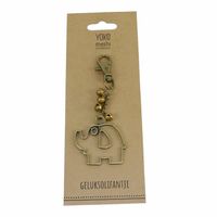 Bronzen Sleutelhanger Olifant