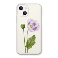 Purple poppy: iPhone 13 Transparant Hoesje