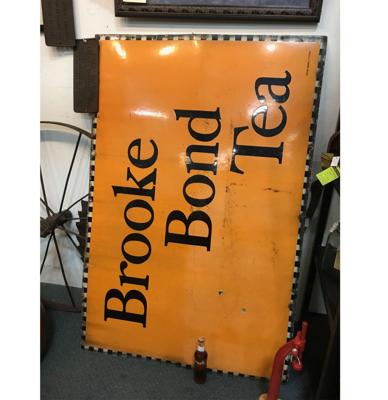Brooke Bond Tea Emaille Bord - Groot