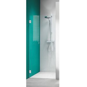 Nisdeur by Sealskin &apos;I AM&apos; 70x200 cm Chroom/Zilver Helder Antikalk Glas