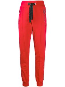 Philipp Plein pantalon de jogging à ornements en cristal - Rouge