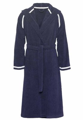 VanDyck unisex badjas marine met capuchon-2xl