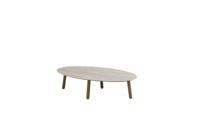 Salute coffee tafel amber keramiek ellipse 120x65 cm Taste - Taste