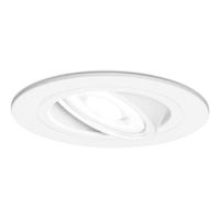 Pittsburg LED inbouwspot - GU10 5 Watt 400 lumen - 6000K Daglicht wit - Dimbaar - Rond - Kantelbaar - IP20 Voor binnen - Wit