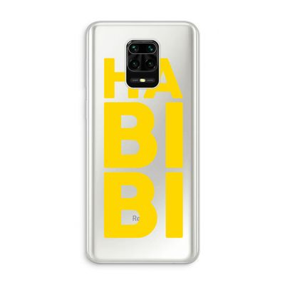Habibi Blue: Xiaomi Redmi Note 10 Lite Transparant Hoesje