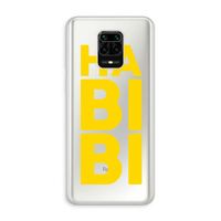 Habibi Blue: Xiaomi Redmi Note 10 Lite Transparant Hoesje Habibi Blue: Xiaomi Redmi Note 10 Lite Transparant Hoesje