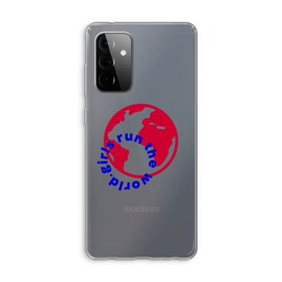 Run The World: Samsung Galaxy A72 Transparant Hoesje