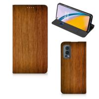 OnePlus Nord 2 5G Book | Wallet Case | Donker Hout