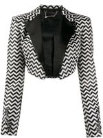 Philipp Plein veste crop Bolero Rock - Noir - thumbnail