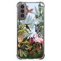 Case Anti-shock voor Samsung Galaxy S21 Jungle