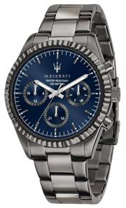 Maserati Competizione herenhorloge R8853100019 grijs roestvrij staal quartz dresswatch