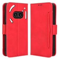 Nothing Phone (2a) Cardholder Series Portemonnee Hoesje - Rood - thumbnail