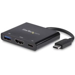 StarTech.com USB-C naar 4K HDMI multifunctionele adapter met power delivery en USB-A poort