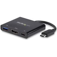 StarTech.com USB-C naar 4K HDMI multifunctionele adapter met power delivery en USB-A poort - thumbnail