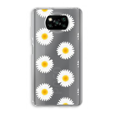 Margrietjes: Xiaomi Poco X3 Pro Transparant Hoesje