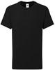 Fruit Of The Loom F185K Kids Iconic 195 T - Black - 128