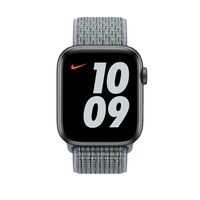 Apple origineel Nike Sport Loop Apple Watch 42mm / 44mm / 45mm / 49mm Obsidian Mist - MGQL3ZM/A - thumbnail