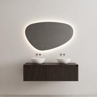 Onderkast Gliss Design Timotheus 140 cm Incl Topplaat Charcoal Gliss Design