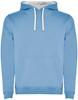 Roly RY1067 Men´s Urban Hooded Sweatshirt - Sky Blue 10/White 01 - XS