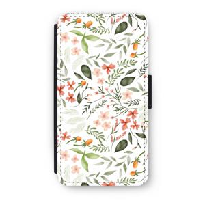 Sweet little flowers: iPhone XS Flip Hoesje