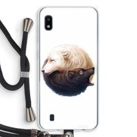 Yin Yang Wolves: Samsung Galaxy A10 Transparant Hoesje met koord