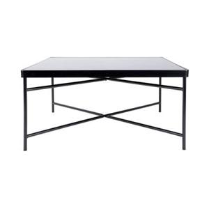 Leitmotiv Salontafel Smooth - Large - Vierkant Mat Zwart - 80x80x40cm