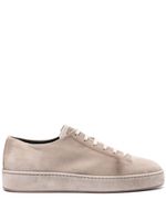 Santoni baskets en daim - Gris