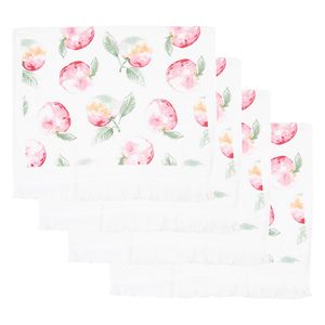 HAES DECO - Gastendoek / handdoek - 40x66 cm - 100% Katoen - Apple Yard