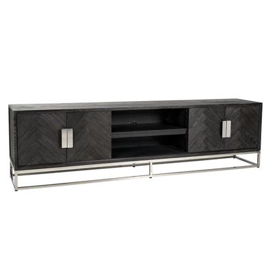 TV-meubel Blackbone Silver 4-deurs