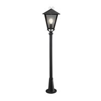 Tuinpaal buiten Benu 1-lichts 128cm matzwart E27 fitting 436-750 - thumbnail