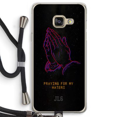 Praying For My Haters: Samsung Galaxy A3 (2016) Transparant Hoesje met koord