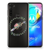 Motorola Moto G8 Power Telefoonhoesje met Naam Boho Dreams - thumbnail