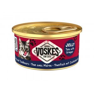 Voskes Jelly tonijn met tandbaars natvoer kat (24x85 g) 1 tray (24 x 85 g)