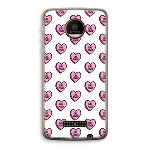 GIRL POWER: Motorola Moto Z Force Transparant Hoesje