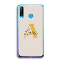 Amber Script: Huawei P30 Lite Transparant Hoesje