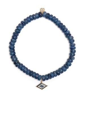 Sydney Evan bracelet en or 14 ct serti de perles - Bleu