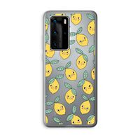 Citroenen: Huawei P40 Pro Transparant Hoesje