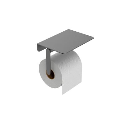 Wiesbaden Toiletrolhouder Alonzo Met Planchet Gunmetal
