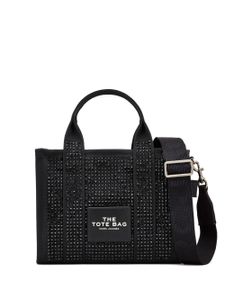 Marc Jacobs sac cabas The Small Crystal Canvas Tote - Noir