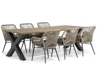 Lifestyle Advance/Cardiff 240 cm dining tuinset 7-delig