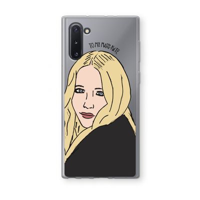 Mary Kate: Samsung Galaxy Note 10 Transparant Hoesje