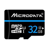 MICROGEGEVENS 32GB U1 blauwe lijn en zwarte TF (Micro SD)-geheugenkaart