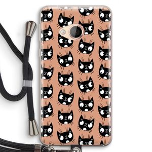 Kat: HTC U Play Transparant Hoesje met koord