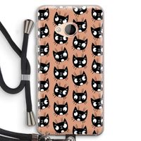 Kat: HTC U Play Transparant Hoesje met koord