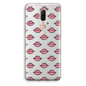 Lipjes: OnePlus 6 Transparant Hoesje