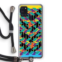 Skew Bee 1: Samsung Galaxy A21s Transparant Hoesje met koord