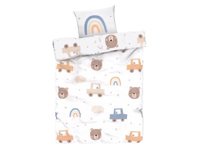 LIVARNO home Baby dekbedovertrek 60 x 120 cm (Regenboog)