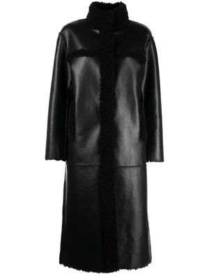 Apparis manteau réversible Tilly en peau lainée artificielle - Noir