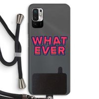 Whatever: Xiaomi Redmi Note 10 5G Transparant Hoesje met koord